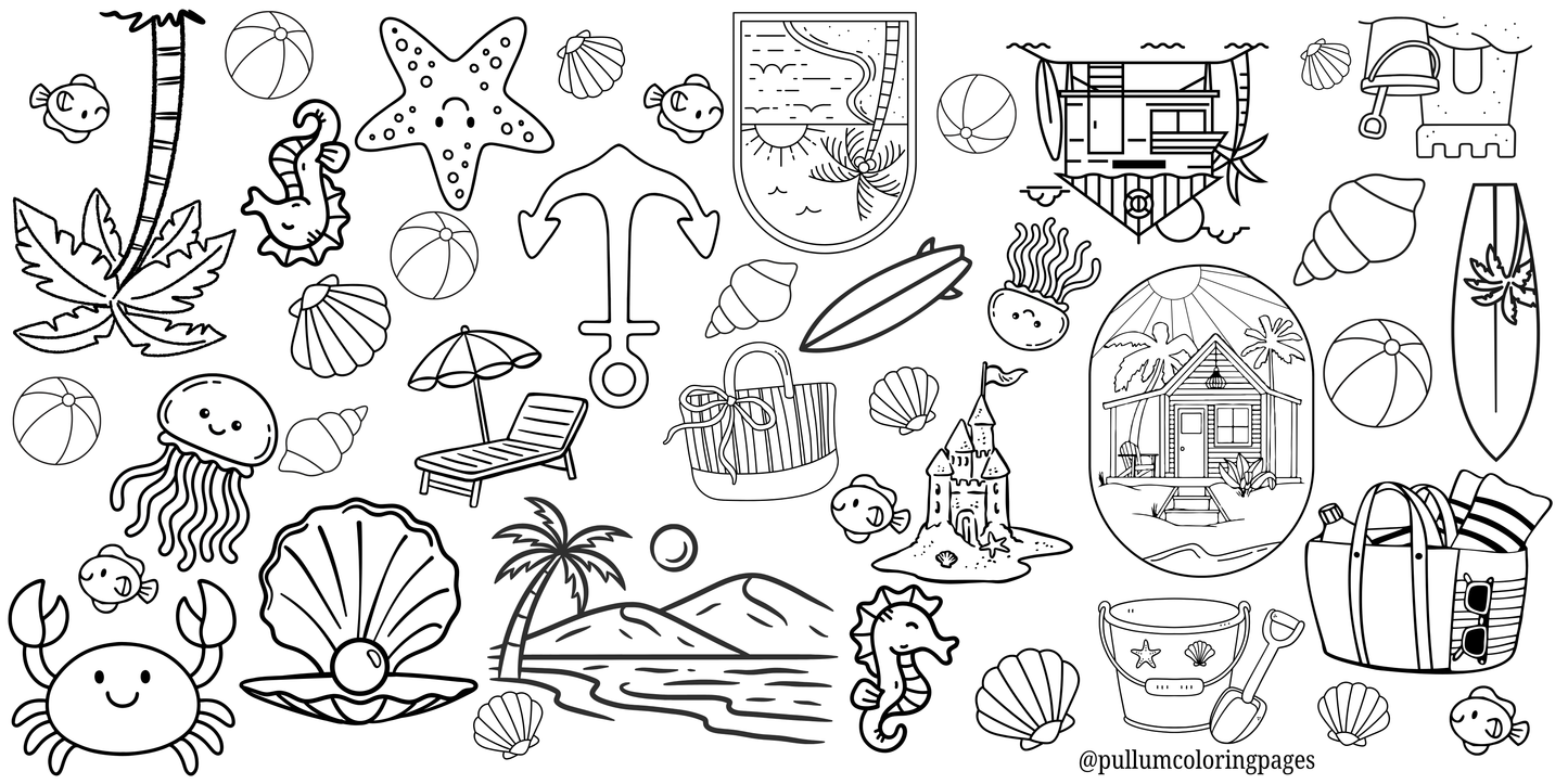 Classic 6ft coloring page