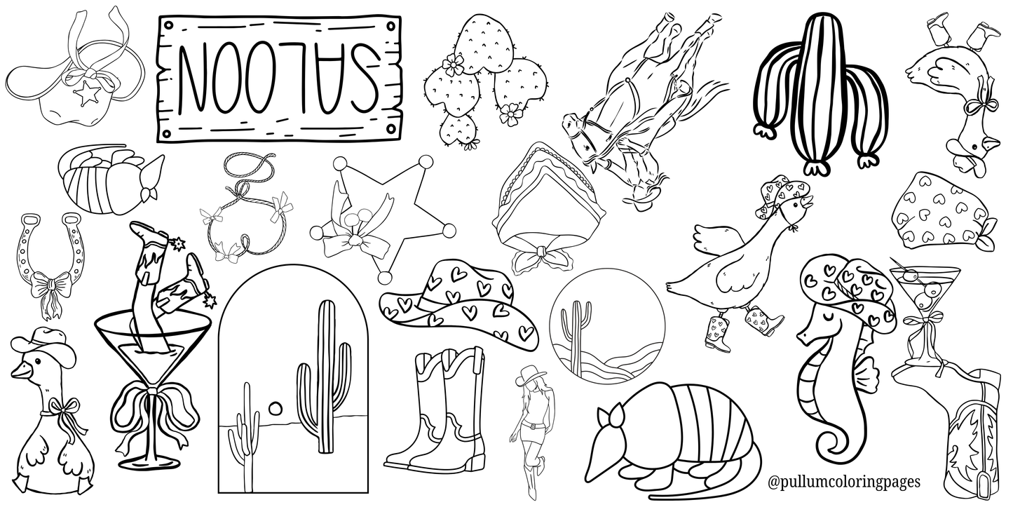 Classic 6ft coloring page