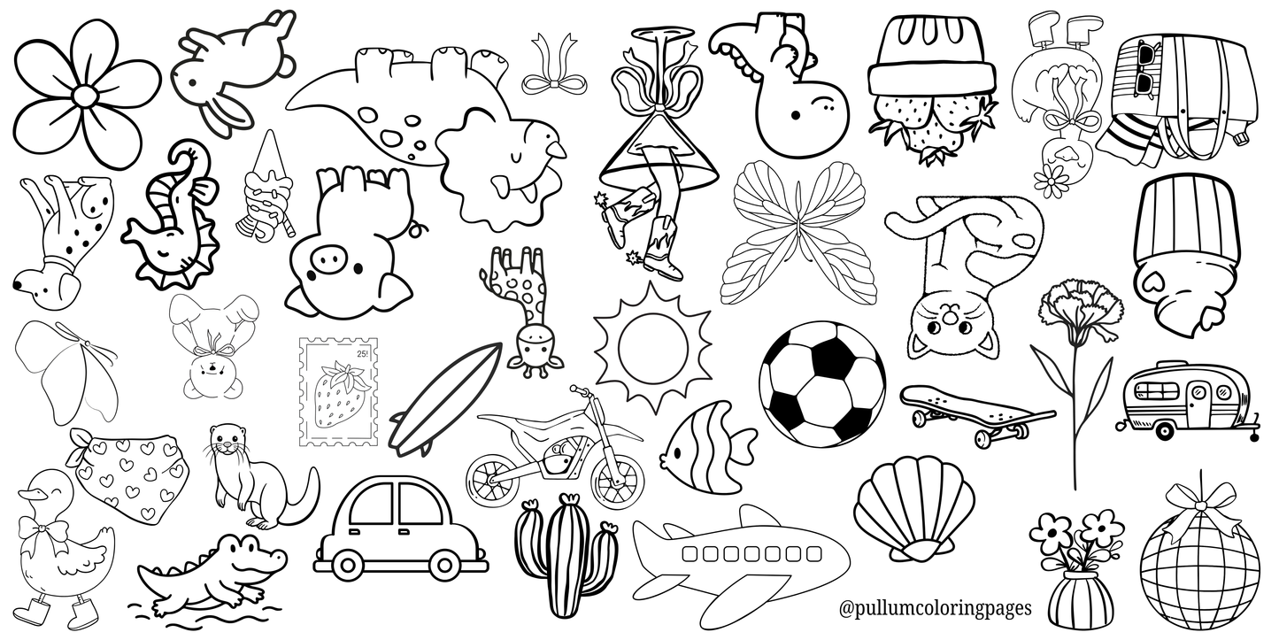 Classic 6ft coloring page