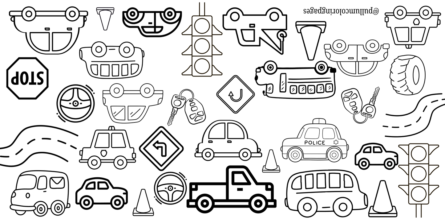 Classic 6ft coloring page