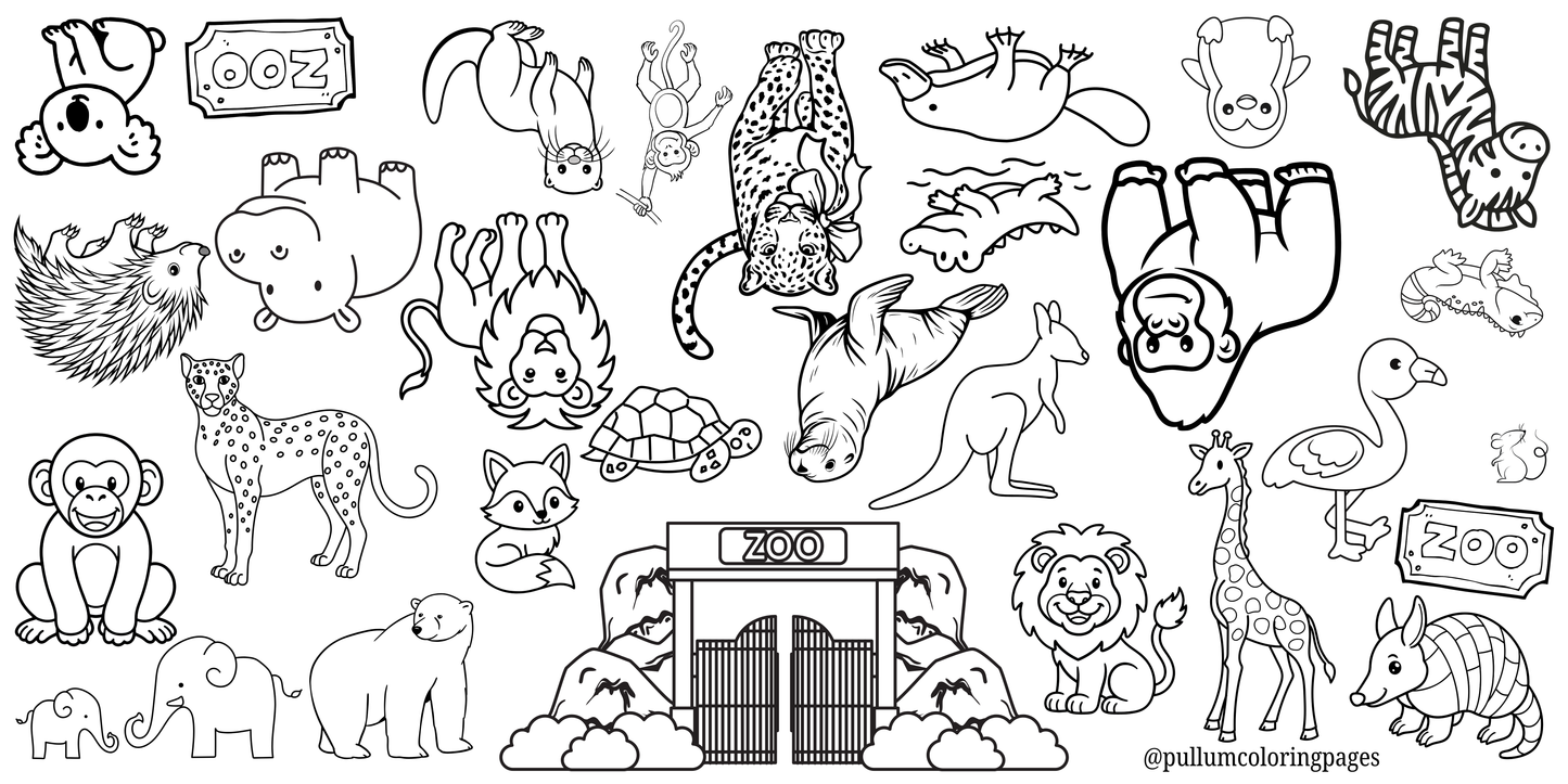 Classic 6ft coloring page